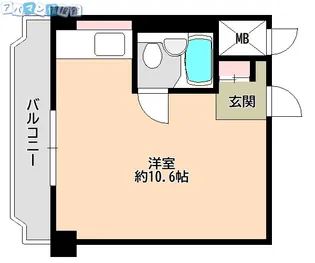 万代ファーストハイツ【1106号室】の間取り
