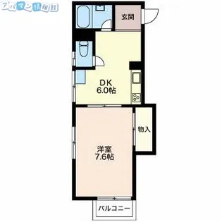 コーポピュア【201号室】の間取り