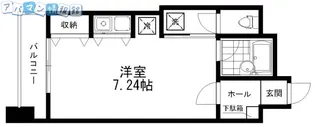 1Rの間取り画像