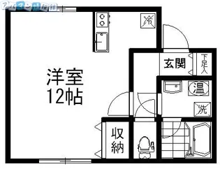 柳都ハイツ東堀【1階】の間取り