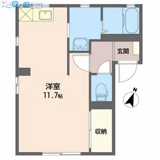 メゾン片山【1階】の間取り