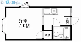 コーストフラッツ双葉【102号室】の間取り