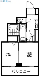 オセオ弁天【7階】の間取り