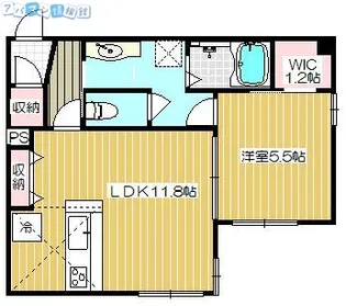 ガーデ・レスポワーレ【103号室】の間取り