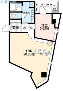 ヨリーナフロー【5階】の間取り