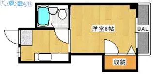 オーベルジュⅡ【203号室】の間取り