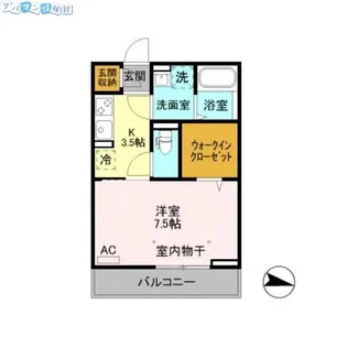 プチボヌール【3階】の間取り