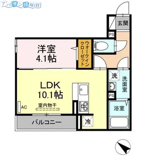 コルマール【3階】の間取り