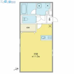 柳都ハイツ東堀【2階】の間取り
