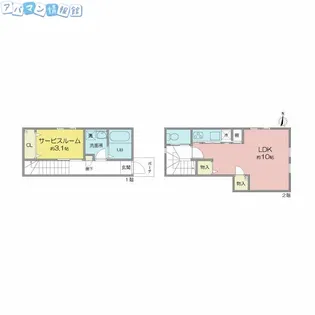 opus one【102号室】の間取り