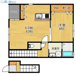 ESTERO柳島町【3階】の間取り