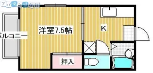コーポ翠【102号室】の間取り