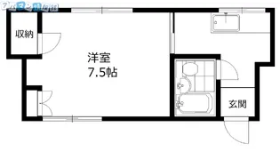 シェガロンヌ中大畑【202号室】の間取り
