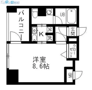 BUENA西堀通5番町【10階】の間取り