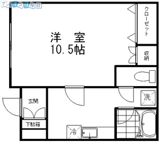 ハイマート関屋【102号室】の間取り