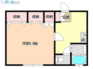 ハイマート関屋【202号室】の間取り