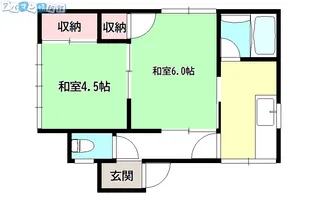コーポ館【201号室】の間取り