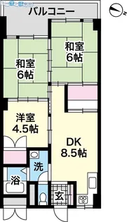 関屋ハイツ【410号室】の間取り