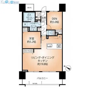 ザ・プレミア新潟駅万代【1703号室】の間取り