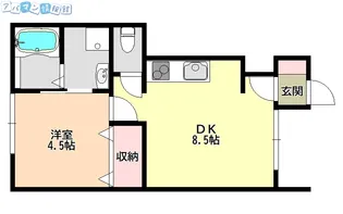 イーリッチテラス関屋本村アネックス【1階】の間取り