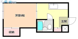 コーポノア【203号室】の間取り