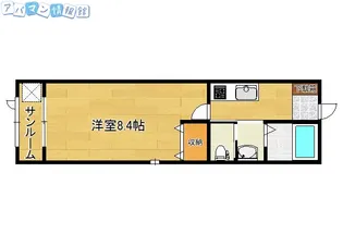 アーバン堀之内A【1階】の間取り