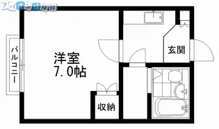 メゾン・ド・フルーヴ【2階】の間取り