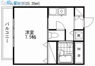 グランティ新潟【6階】の間取り