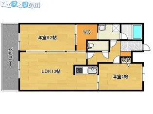 kokomo天神尾【4階】の間取り