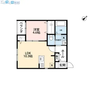 Rooms川端町【3階】の間取り