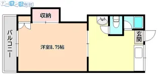 ハイツ八潮A【102号室】の間取り