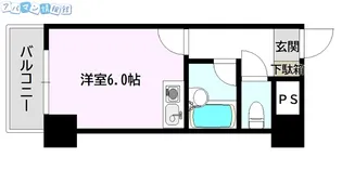 1Rの間取り画像