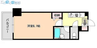 オセオ弁天【9階】の間取り