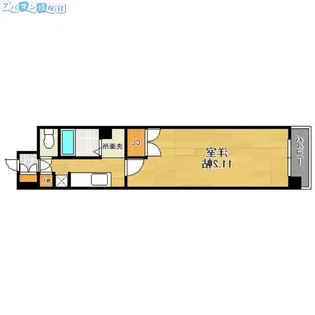 ヴィラ東中通【5階】の間取り