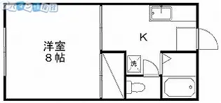 パームタウン【104号室】の間取り