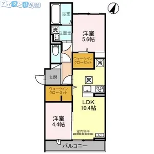 D-ROOM本馬越【1階】の間取り