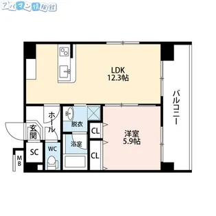 Victory1【7階】の間取り