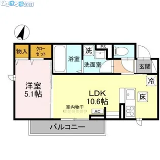 CLASSEUM幸西Ⅲ【1階】の間取り