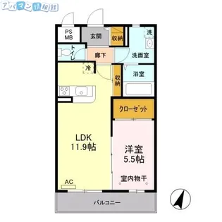 セリージャデトーア【4階】の間取り