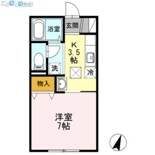 エレーネ花園【105号室】の間取り