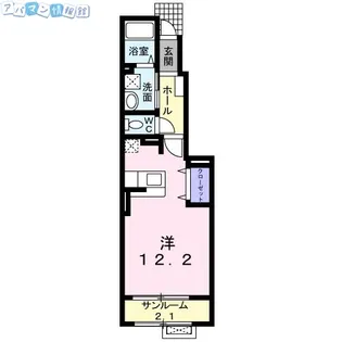 ソレイユベルⅥ【1階】の間取り