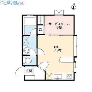 フレンド沼垂A【A102号室】の間取り