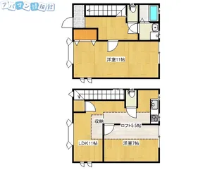 新潟県新潟市中央区天明町【一戸建】の間取り