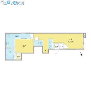 コア万代【101号室】の間取り