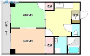 レジデンス学校町【3階】の間取り