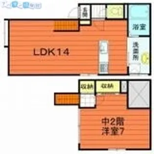 エメロード【1階】の間取り