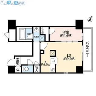 パークソレイユ3番館【3階】の間取り