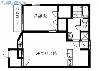 アクセスⅡ【101号室】の間取り