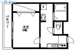 ドルミール木下【307号室】の間取り