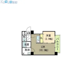 ブレイカーズ萬代【502号室】の間取り